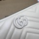 Replicas Gucci GG Marmont Bolso de Hombro 739166 Blanco Baratos