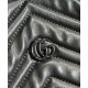 Replicas Gucci GG Marmont bolso de mano grande 739684 negro Baratos