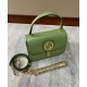 Replicas Gucci Blondie Top-handle Bag 735101 Verde Baratos