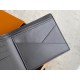 Replicas Monedero múltiple Louis Vuitton Monogram Shadow Leather M81383 Imitacion España
