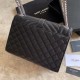 Replicas YSL Saint Laurent Medium Envelope Bag Mix Matelasse Negra Silver Hardware Baratos Imitacion