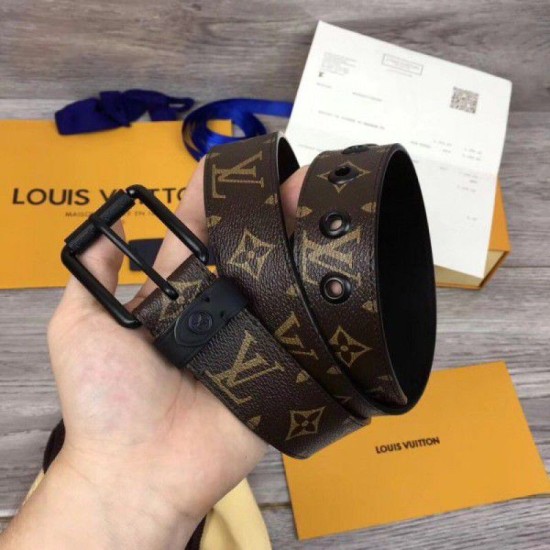 Replicas Louis Vuitton Voyager 35 mm cinturón monograma M0042T Baratos Imitacion