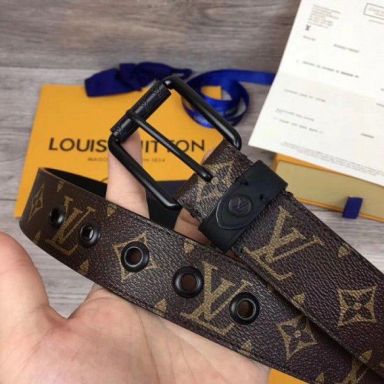 Replicas Louis Vuitton Voyager 35 mm cinturón monograma M0042T Baratos Imitacion
