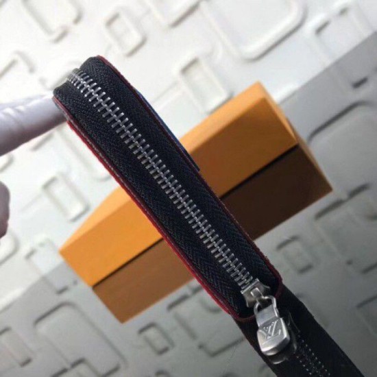 Replicas Louis Vuitton Zippy Organizador Damier Graphite Patches N60153 Baratos Imitacion