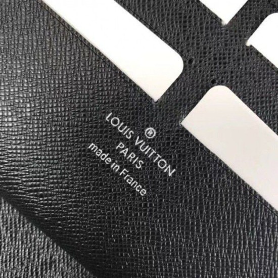 Replicas Louis Vuitton Zippy Organizador Damier Graphite Patches N60153 Baratos Imitacion