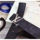 Replicas Louis Vuitton Supreme x Monogram Belt Buckle Negro Baratos Imitacion