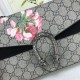 Replicas Gucci Dionysus Blooms Print Shoulder Bags 400249 Negro Baratos Imitacion