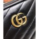 Replicas Gucci GG Marmont mini bandolera 550155 Negro Baratos Imitacion
