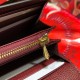 Replicas Gucci Zumi Cartera continental de cuero granulado 573612 rojo Baratos Imitacion
