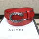 Replicas Gucci Cinturón de con cristal Dionysus hebilla rojo 432142 Baratos Imitacion