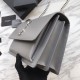 Replicas YSL Saint Laurent Medium Sunset Bolso cuero liso gris Baratos Imitacion