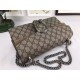 Replicas Gucci Dionysus GG Supreme bolso de hombro 400249 Caqui Baratos Imitacion