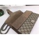 Replicas Gucci Dionysus GG Supreme bolso de hombro 400249 Caqui Baratos Imitacion