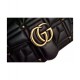Replicas Gucci GG Marmont Matelasse Bolsa de hombro 443497 Negro Baratos Imitacion