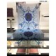 Replicas Hermes Harnais de Timon Mantón largo de cachemira 110 x 200 Azul Baratos Imitacion