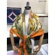 Replicas Hermes Equateur Cashmere Silk Shawl 140 Naranja Baratos Imitacion