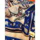 Replicas Hermes Equateur Cashmere Silk Shawl 140 Azul Baratos Imitacion